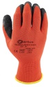 Montage-Strickhandschuh rot Artus Silko Latex, 12 Paar, Arbeitshandschuh, Montagehandschuh, Schutzhandschuh, Gartenhandschuh,