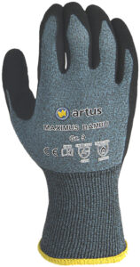 Montagehandschuh Artus Maximus Bambu, 10 Paar, Arbeitshandschuh, Schutzhandschuh, EN388:2016 - 4120X, EN407:2004 - X1XXXX